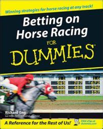 Betting on Horse Racing For Dummies Cheat Sheet.